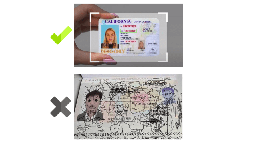 valid identity document