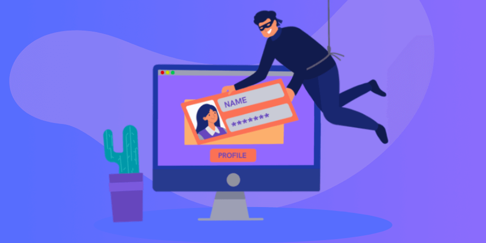 Fraudster using someone else's login information.