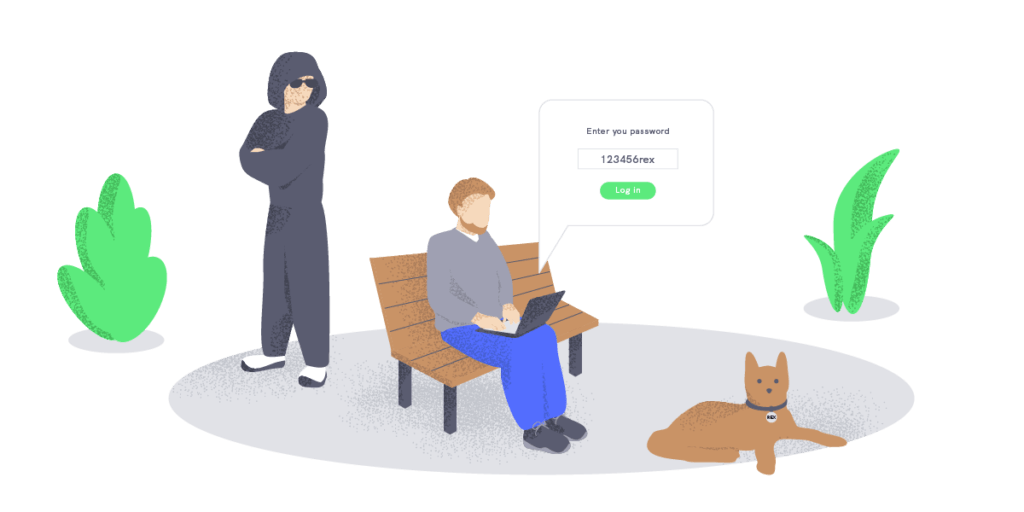 How to create a strong password.