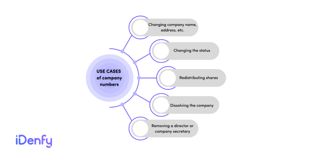Use Cases of Company Numbers