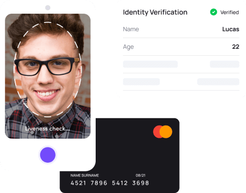 An example of an approved identity verification using the 3D liveness check feature.