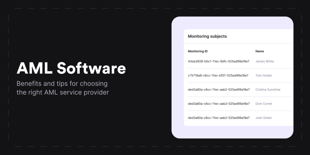 AML software