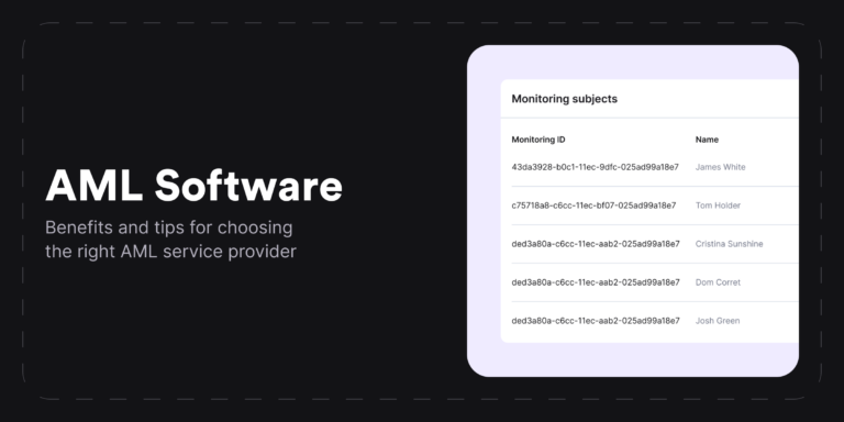Anti-Money Laundering (AML) Software: Explanation, Features & More - iDenfy