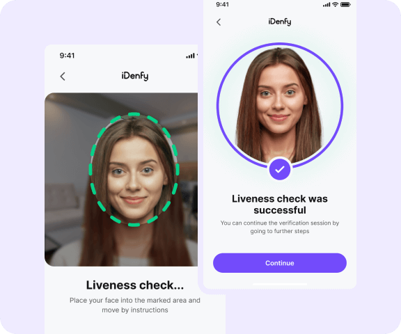 Passive liveness check example.