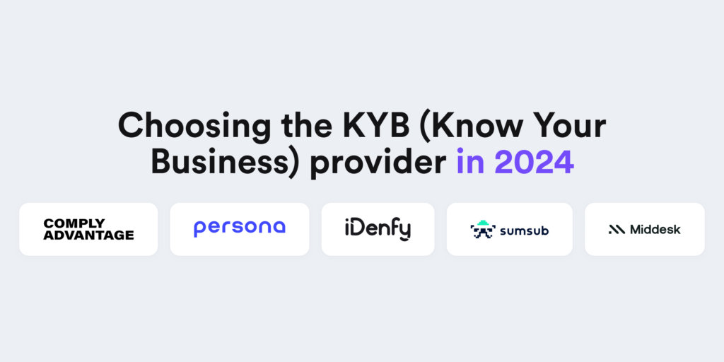 Best KYB (Know Your Business) Providers
