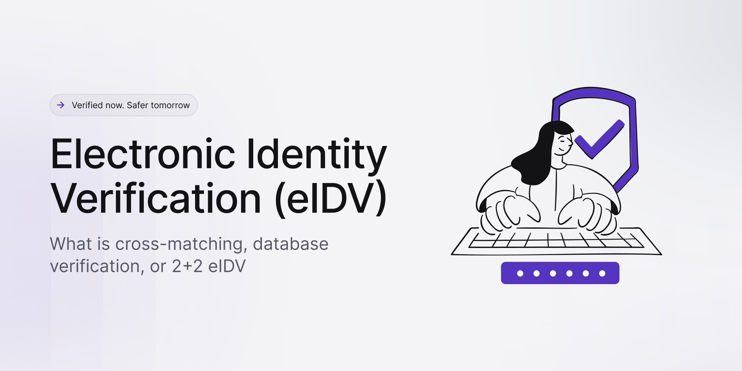 Electronic identity verification (eIDV)