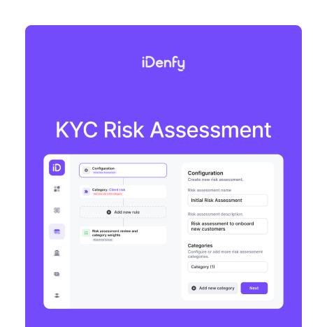 KYC risk assessment.