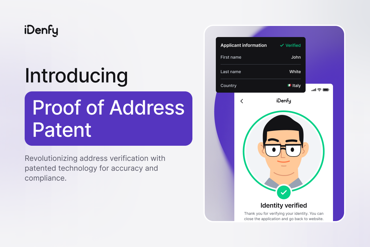Proof of address patent.