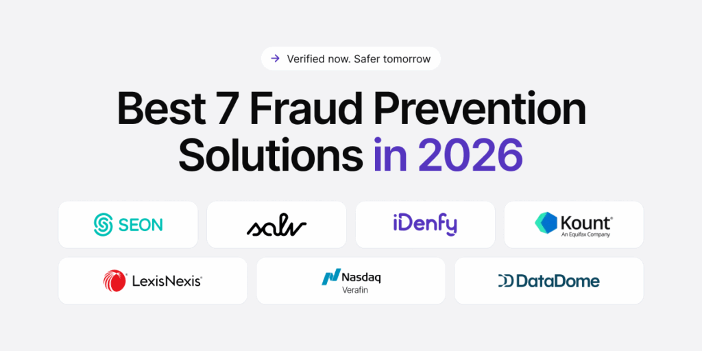 Best 7 fraud prevention solutions in 2026