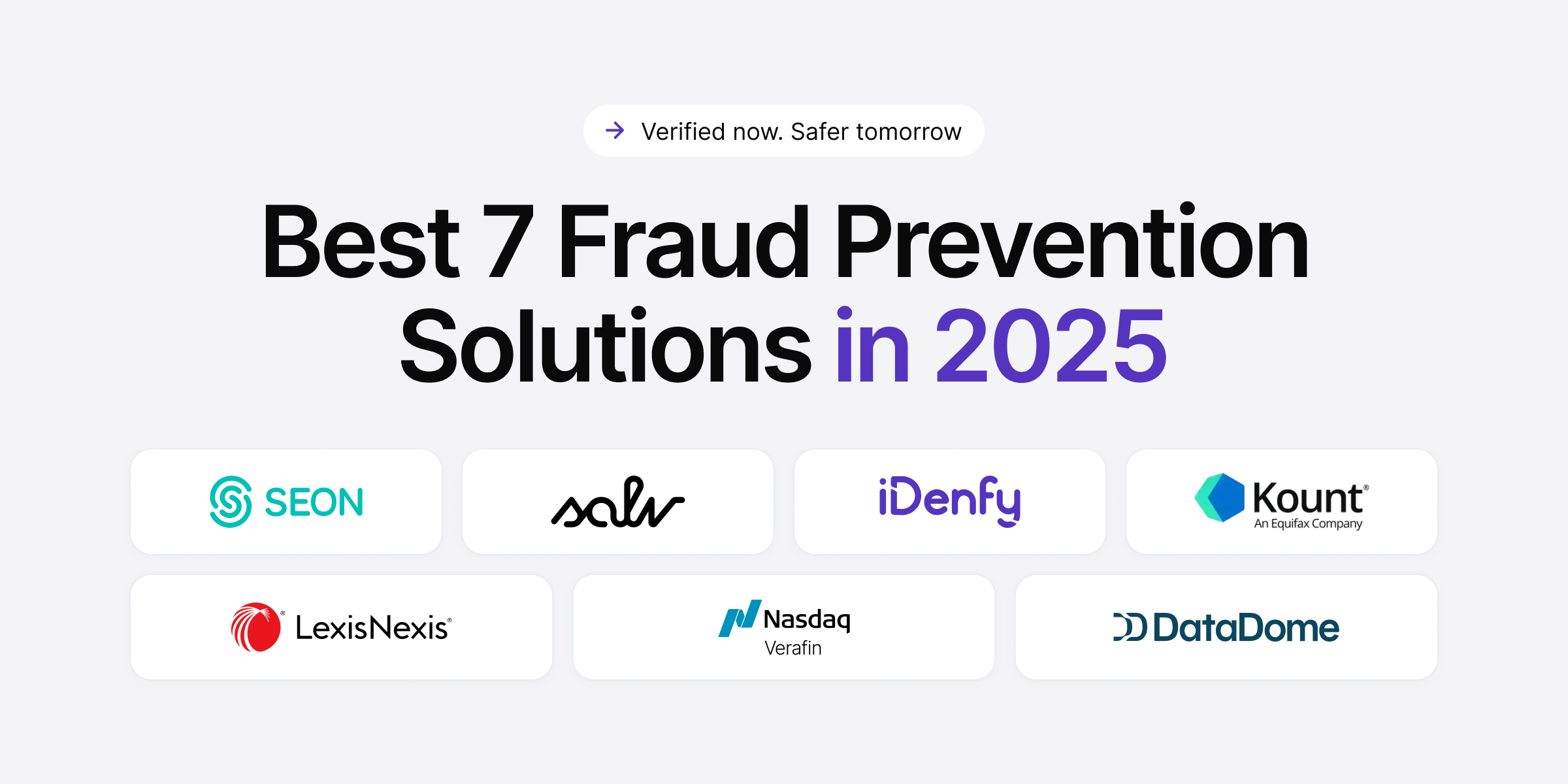 Best 7 fraud prevention solutions in 2025