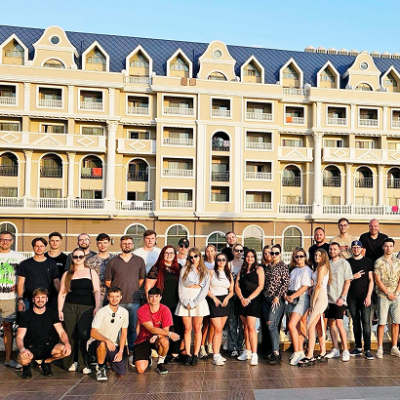 iDenfy team photo during a workation.