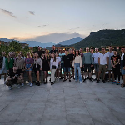 iDenfy team photo during a workation.
