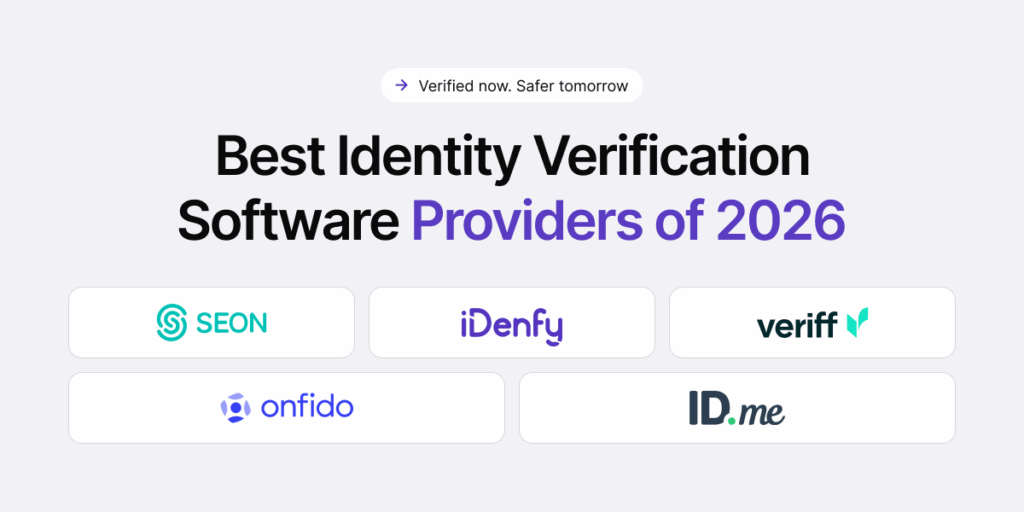 Best identity verification software providers of 2026