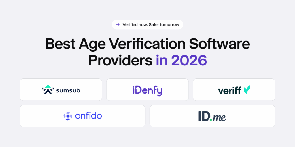 Best age verification software providers in 2026