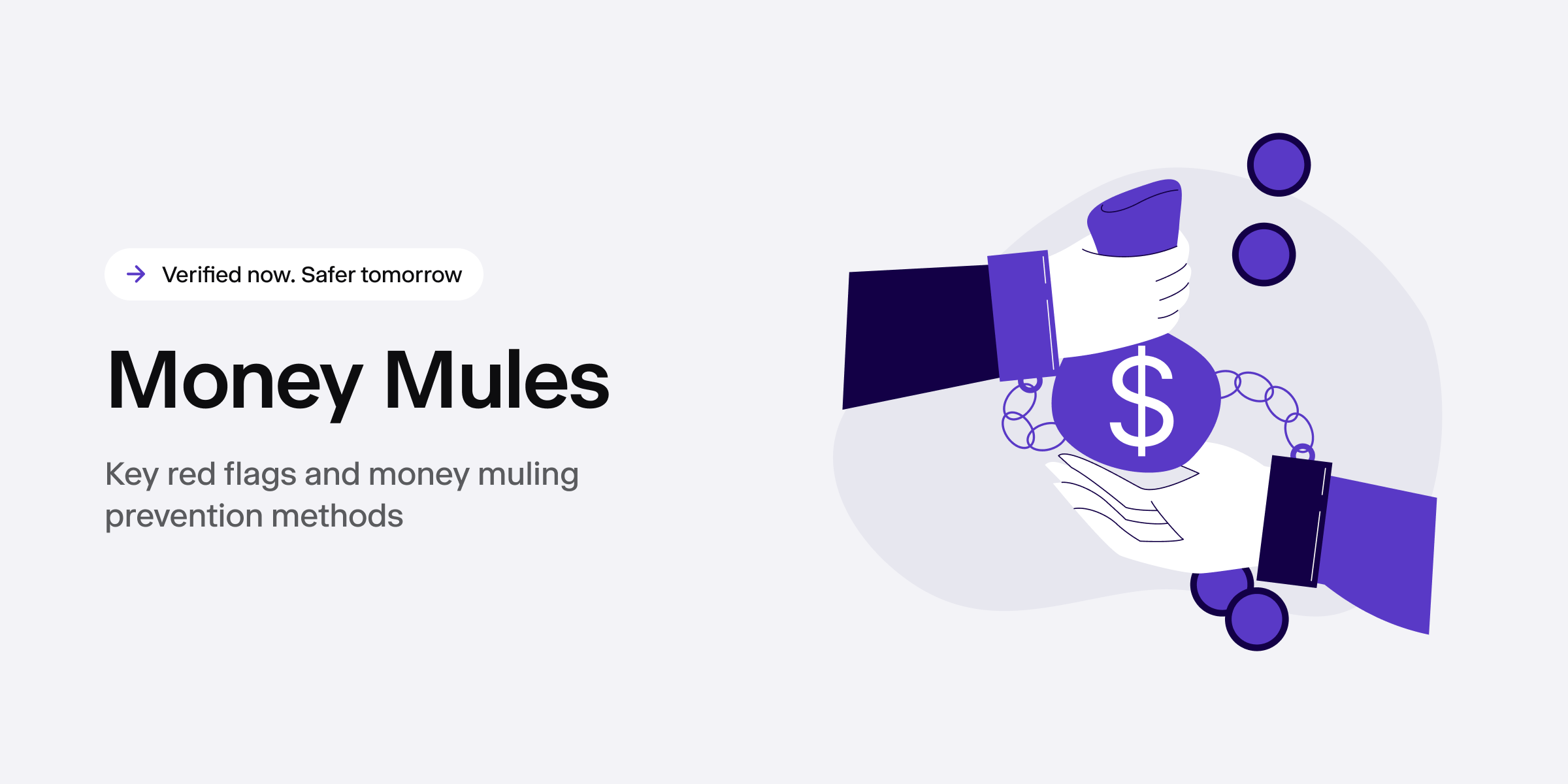 Money mules. Key red flags and money muling prevention methods.